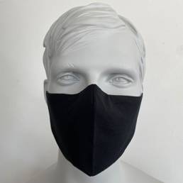 Masque respiratoire avec pont nasal - Noir